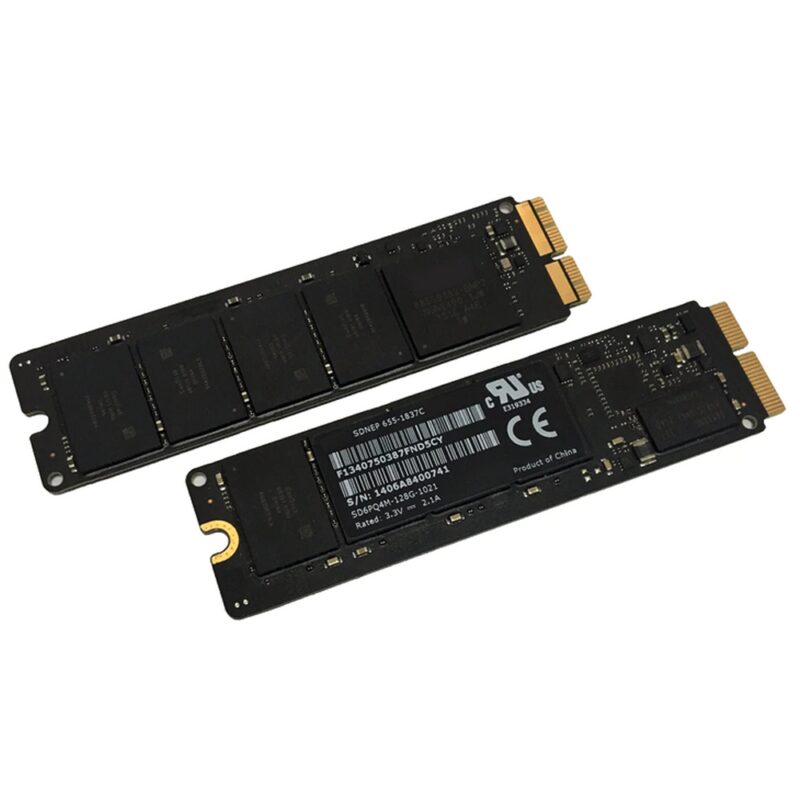 SSD original 12+16 Pins 128Go pour MacBook Pro Retina/MacBook Air et iMac (2013/2017)